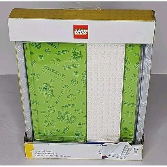 Lego Stationery Journal  Hardback w/ Building Band & Lego Water Bottle SET NEW - Picture 7 of 16